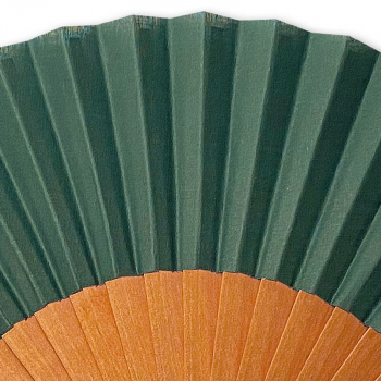 Vera Pilo, Fan, MINI ECOLOLO, wooden frame,  darkgreen, detail